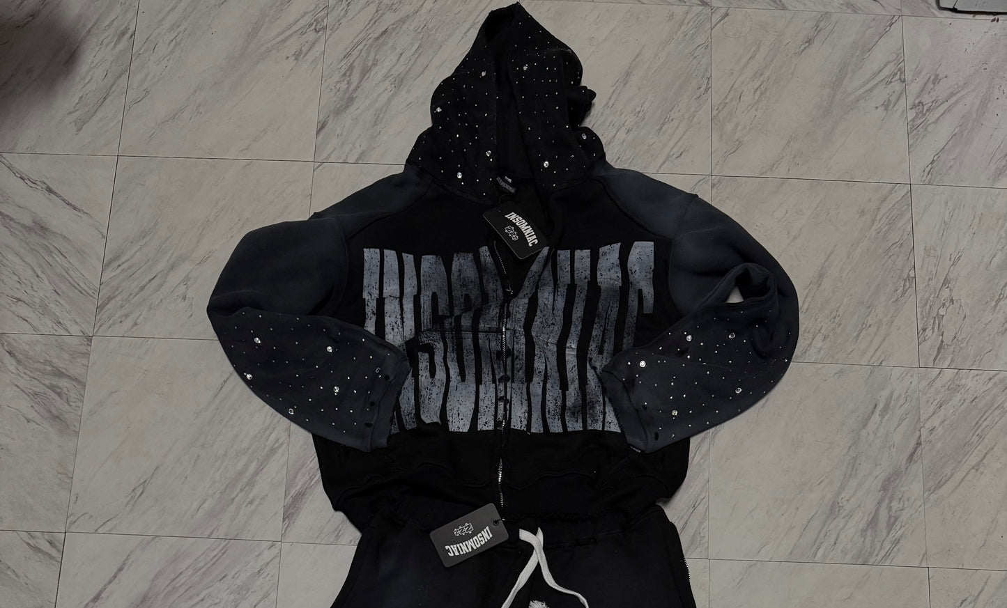 Midnight Black Zip Up