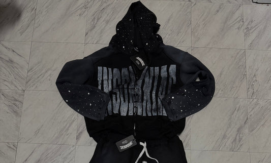 Midnight Black Zip Up