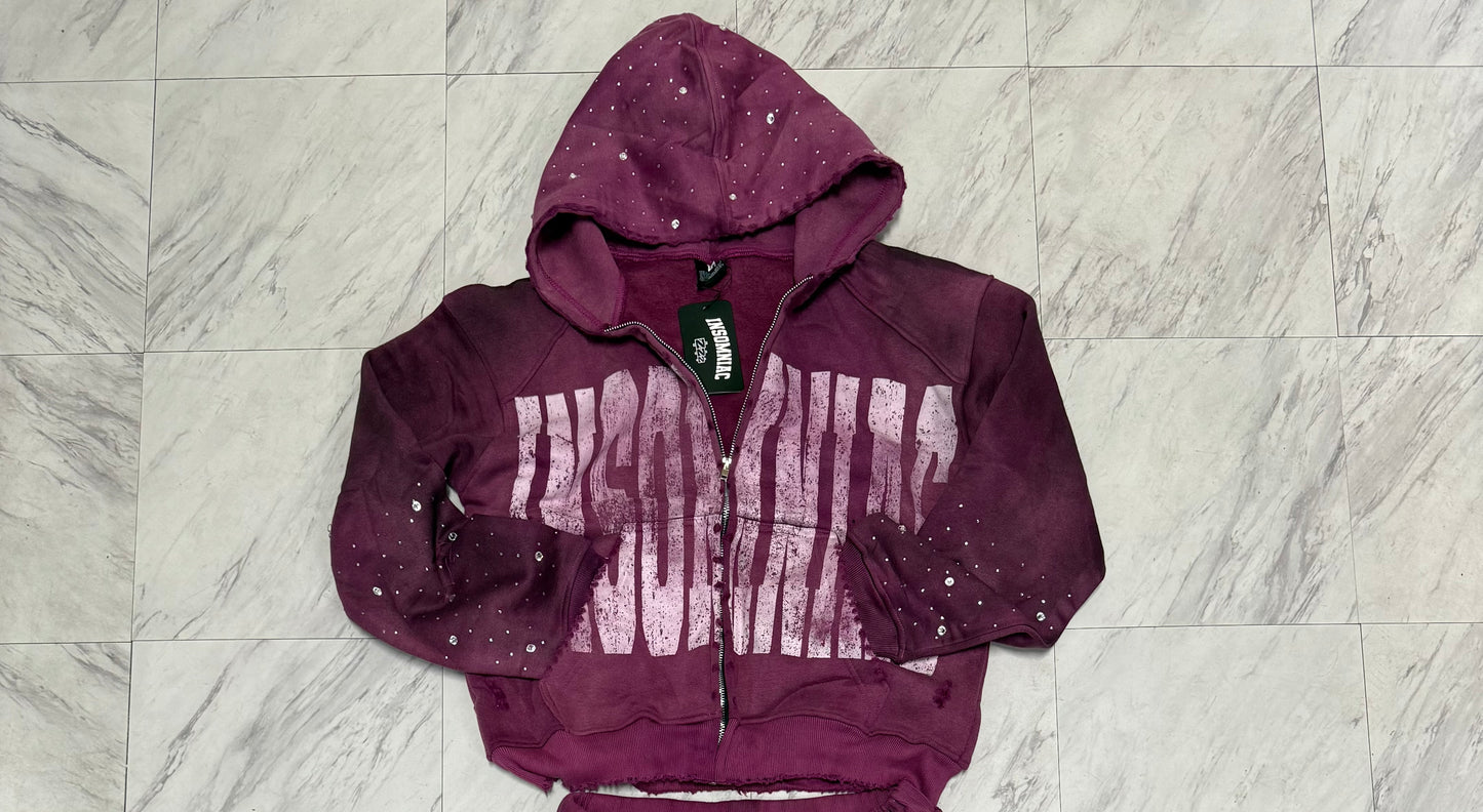 Midnight Purple Zip Up