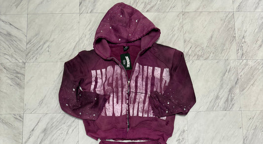 Midnight Purple Zip Up